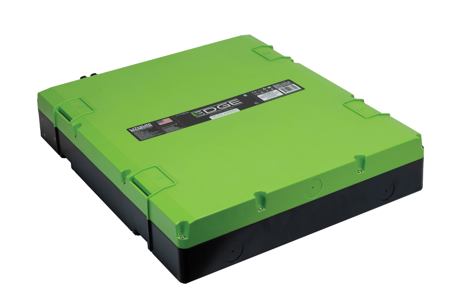 E360 12.8V 240Ah EX2 Edge LiFePO4 Deep Cycle Battery w/Bluetooth, CAN Bus, VHC Internal Heating.