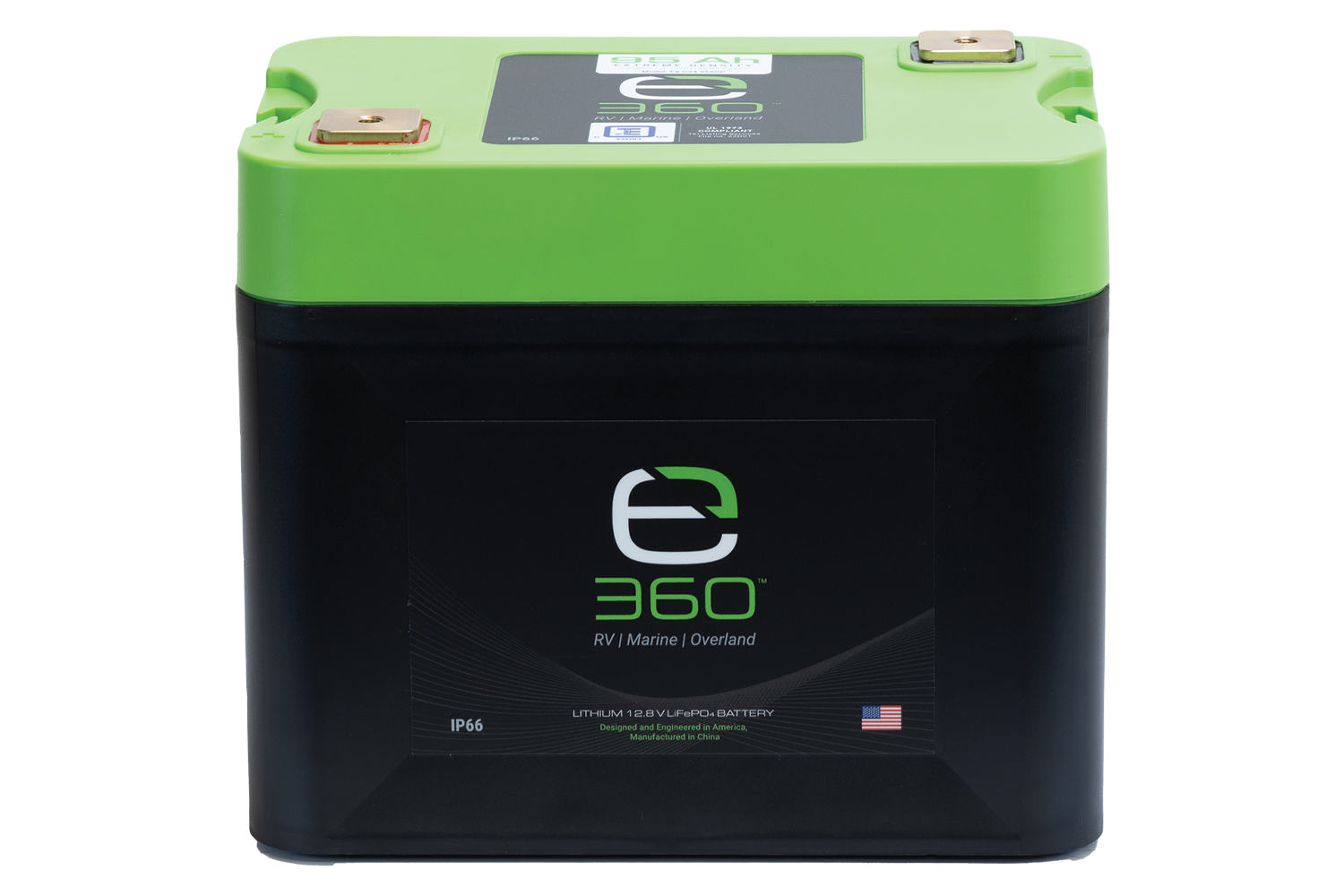 E360 12.8V 95Ah Group 24 LiFePO4 Deep Cycle Battery