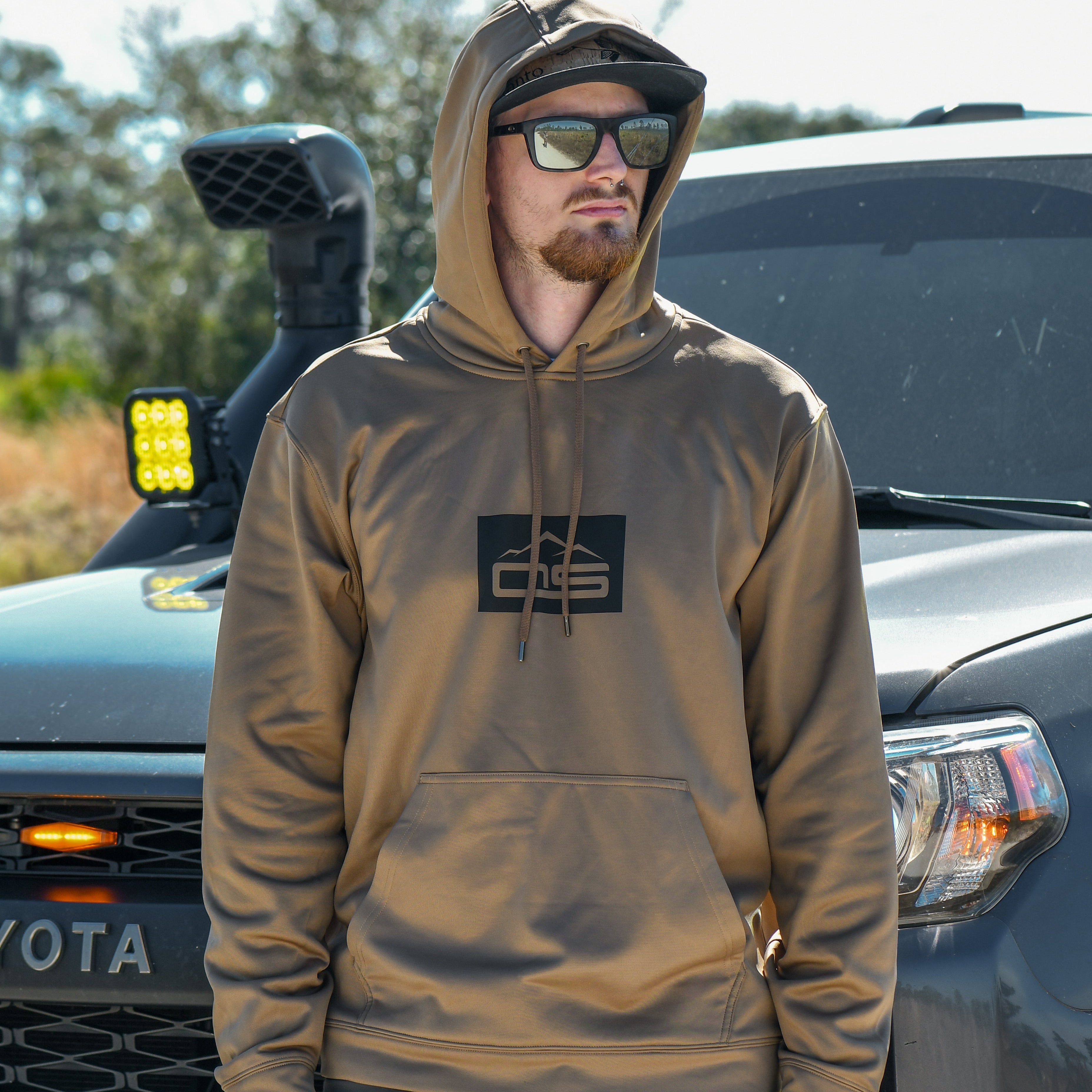 OVERLAND SECTOR | Official Brand Hoodie (Woodland Brown)