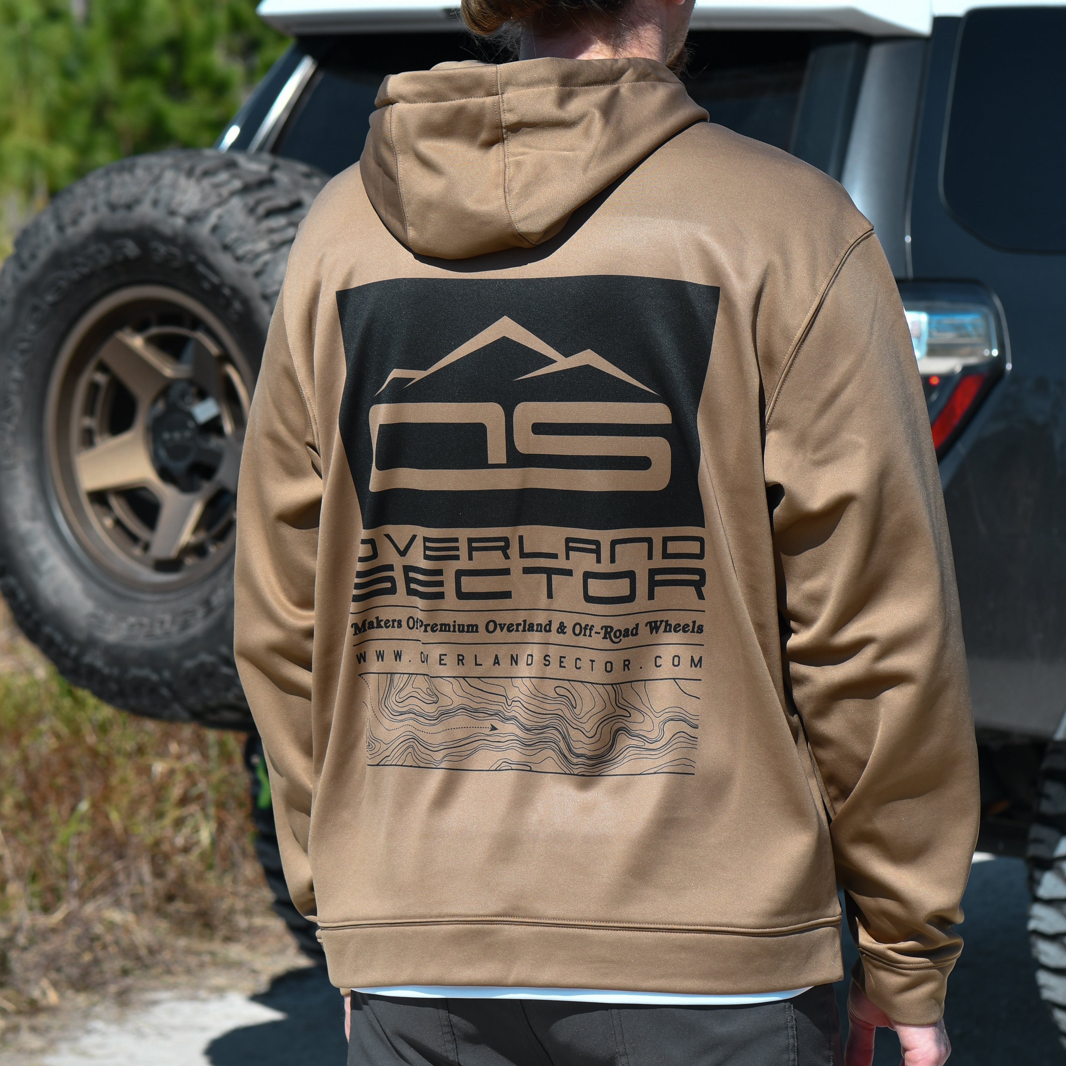 OVERLAND SECTOR | Official Brand Hoodie (Woodland Brown)