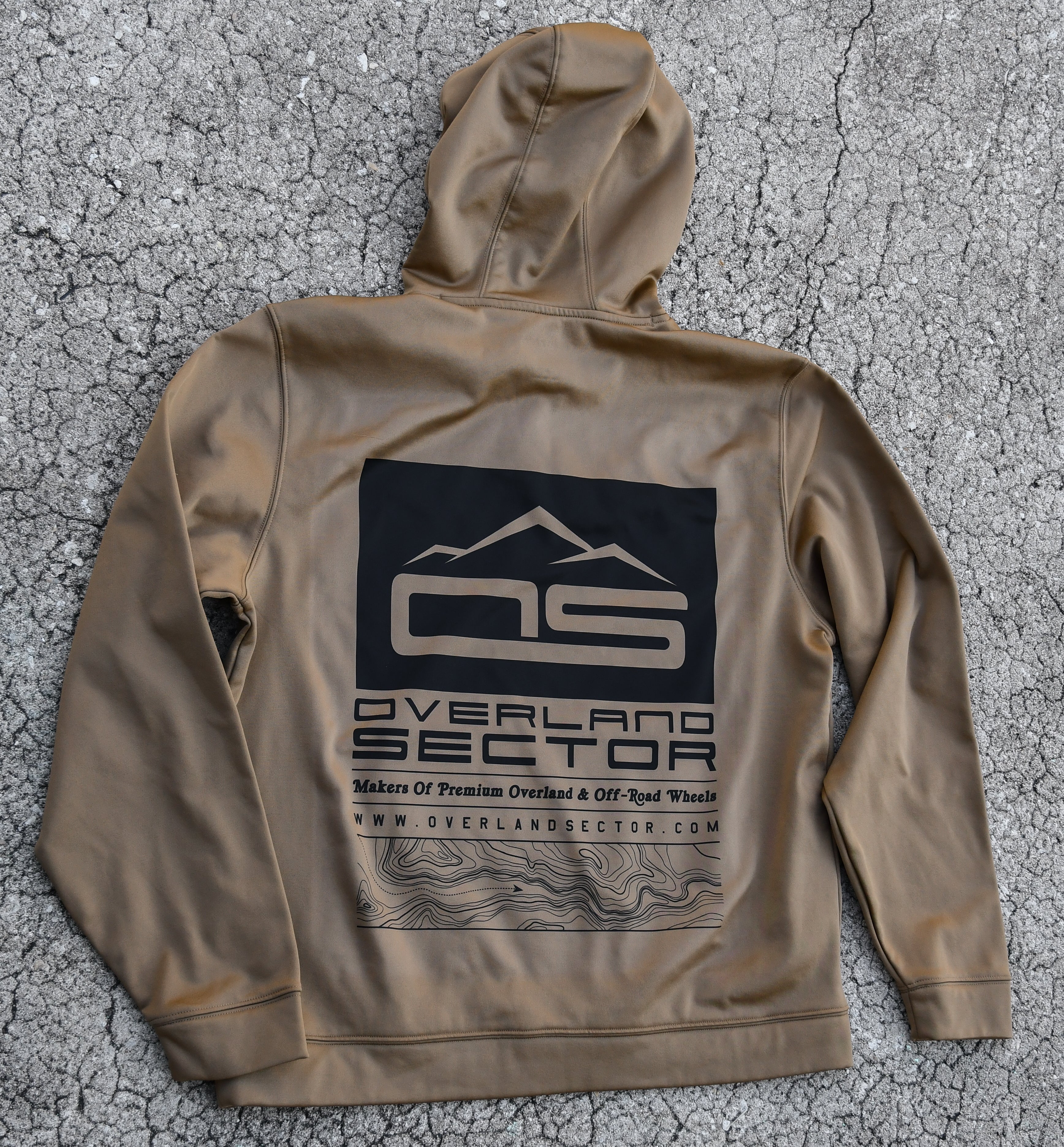 OVERLAND SECTOR | Official Brand Hoodie (Woodland Brown)