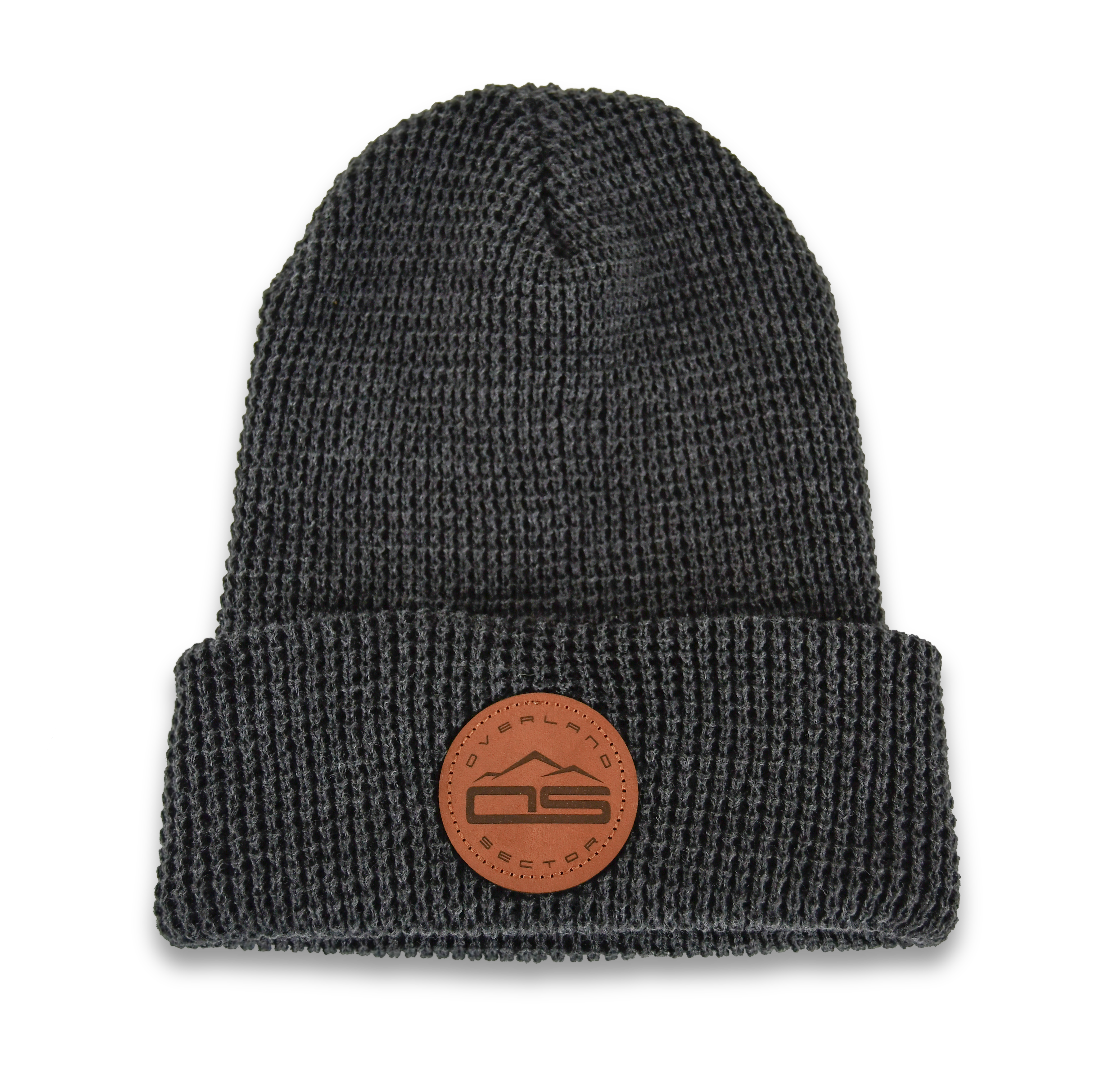 OVERLAND SECTOR | RICHARDSON 146 Brown Patch BEANIE (Heather Charcoal)