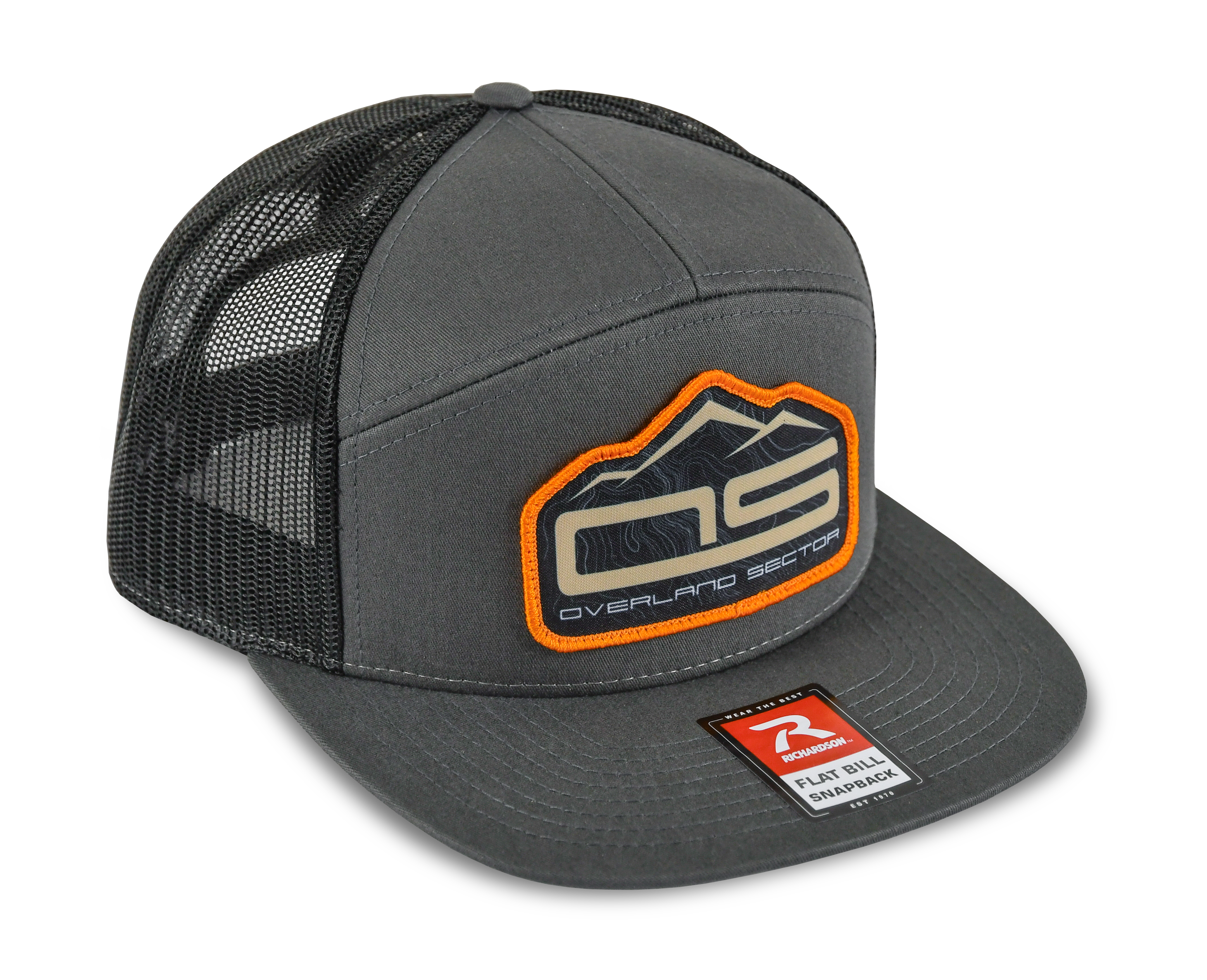 OVERLAND SECTOR | RICHARDSON 168 Patch Hat (Charcoal / Black)