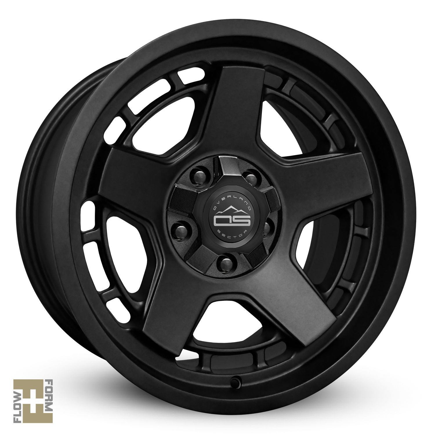 Overland Sector Atlas 17x9 +0 5x120/5x127mm 73.1mm Satin Black